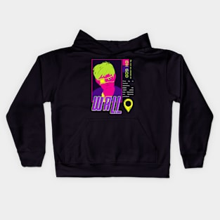 Southern California - Cyberpunk Weird Bad Translation Kids Hoodie